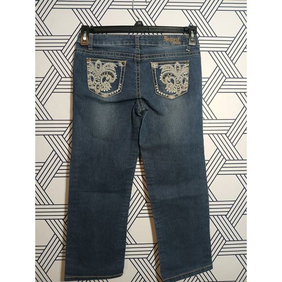 Girls Request Denim Capri Size 12 - Picture 3 of 3